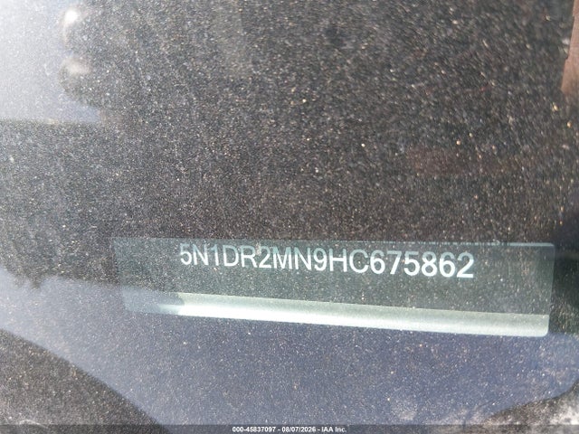 Aukcja sprzedaży 2017 Nissan Pathfinder S, vin: 5N1DR2MN9HC675862, numer aukcji: 45837097