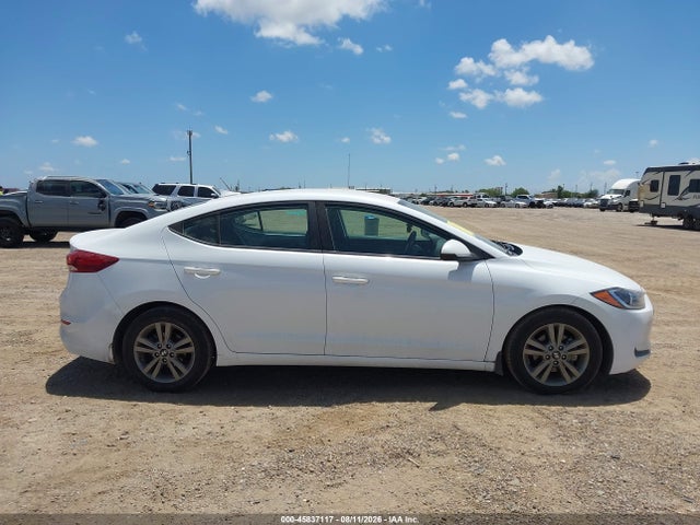 45837117 :رقم المزاد ، 5NPD84LF5JH341884 vin ، 2018 Hyundai Elantra Sel مزاد بيع