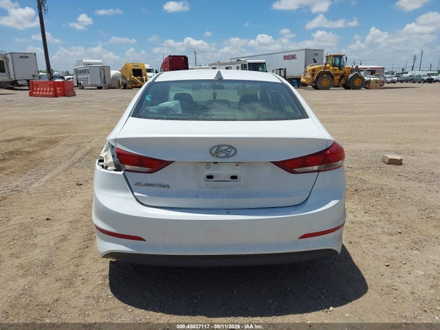 45837117 :رقم المزاد ، 5NPD84LF5JH341884 vin ، 2018 Hyundai Elantra Sel مزاد بيع