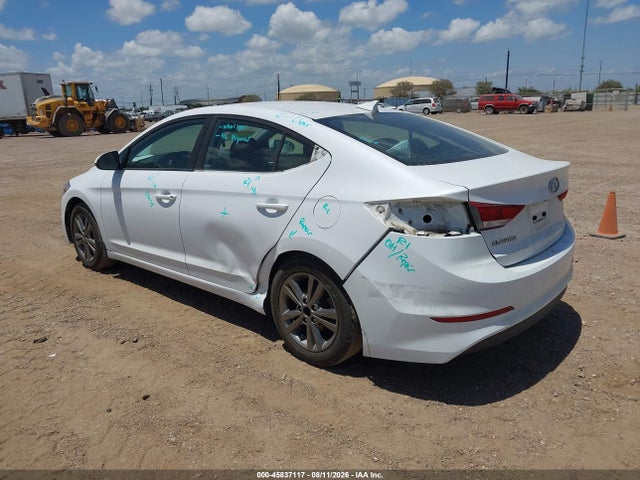 45837117 :رقم المزاد ، 5NPD84LF5JH341884 vin ، 2018 Hyundai Elantra Sel مزاد بيع
