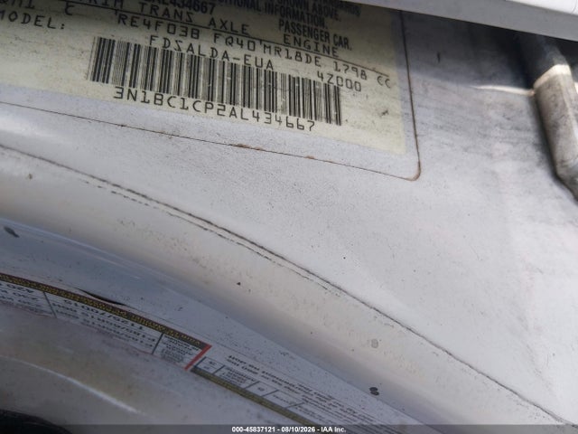 Продаж на аукціоні авто 2010 Nissan Versa 1.8s, vin: 3N1BC1CP2AL434667, номер лоту: 45837121