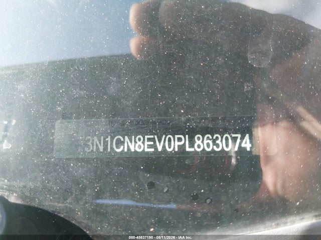 45837190 :رقم المزاد ، 3N1CN8EV0PL863074 vin ، 2023 Nissan Versa 1.6 Sv Xtronic Cvt مزاد بيع