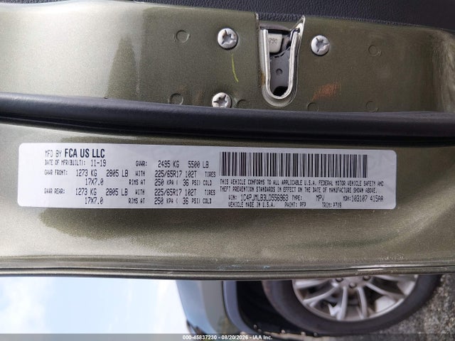 Jeep Cherokee Latitude Plus 4x4 2020 1C4PJMLB3LD556963 Image 9