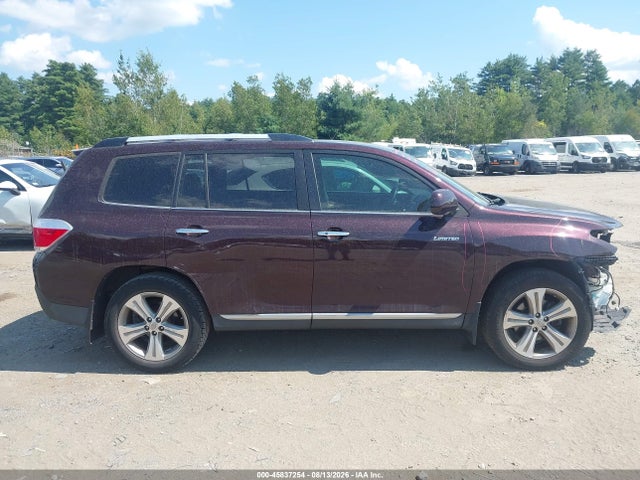 2012 Toyota Highlander Limited V6 მანქანა იყიდება აუქციონზე, vin: 5TDYK3EH7CS074787, აუქციონის ნომერი: 45837254