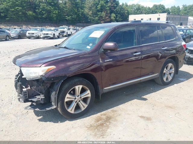 2012 Toyota Highlander Limited V6 მანქანა იყიდება აუქციონზე, vin: 5TDYK3EH7CS074787, აუქციონის ნომერი: 45837254