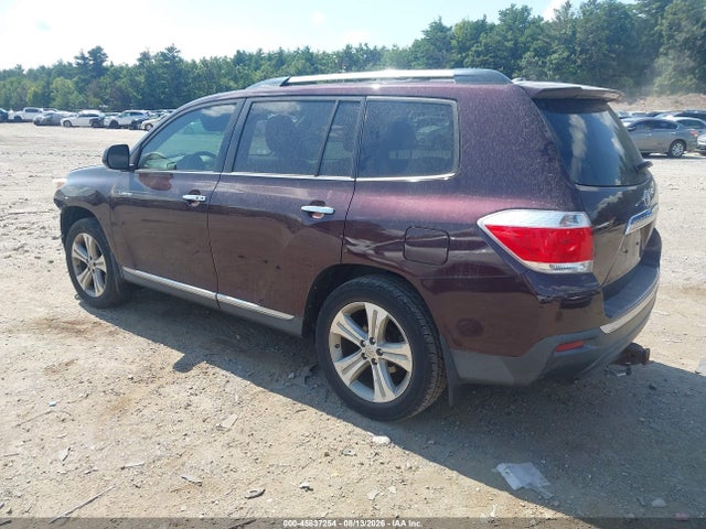 2012 Toyota Highlander Limited V6 მანქანა იყიდება აუქციონზე, vin: 5TDYK3EH7CS074787, აუქციონის ნომერი: 45837254