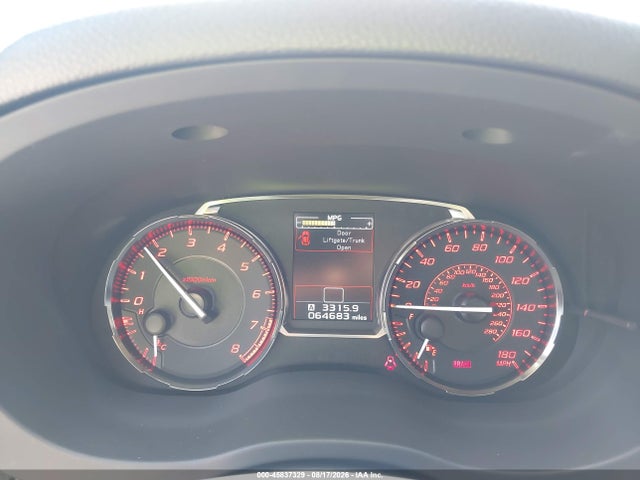 Aukcja sprzedaży 2017 Subaru Wrx Premium, vin: JF1VA1E6XH9802106, numer aukcji: 45837329