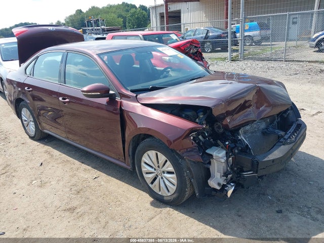 2012 Volkswagen Passat 2.5l S მანქანა იყიდება აუქციონზე, vin: 1VWAP7A39CC070257, აუქციონის ნომერი: 45837385