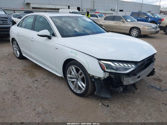 Продаж на аукціоні авто 2024 Audi A4 Premium Plus 45 Tfsi S Line Quattro S Tronic, vin: WAUEAAF4XRN008994, номер лоту: 45837517