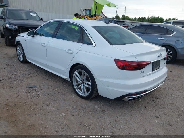 Продаж на аукціоні авто 2024 Audi A4 Premium Plus 45 Tfsi S Line Quattro S Tronic, vin: WAUEAAF4XRN008994, номер лоту: 45837517