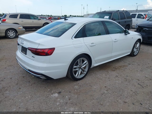 Продаж на аукціоні авто 2024 Audi A4 Premium Plus 45 Tfsi S Line Quattro S Tronic, vin: WAUEAAF4XRN008994, номер лоту: 45837517