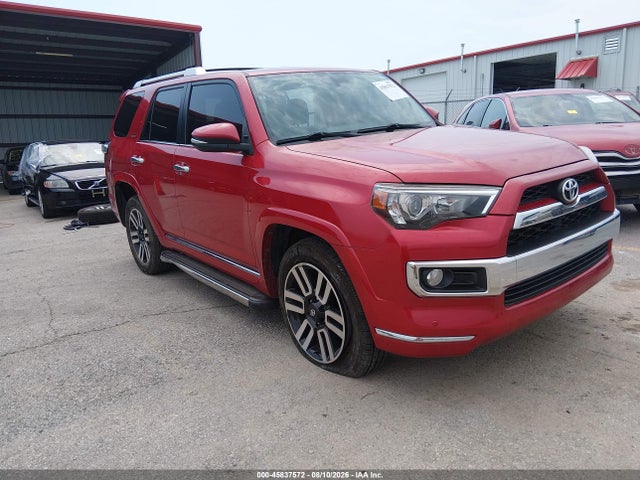 2015 Toyota 4runner Limited მანქანა იყიდება აუქციონზე, vin: JTEBU5JR9F5216217, აუქციონის ნომერი: 45837572
