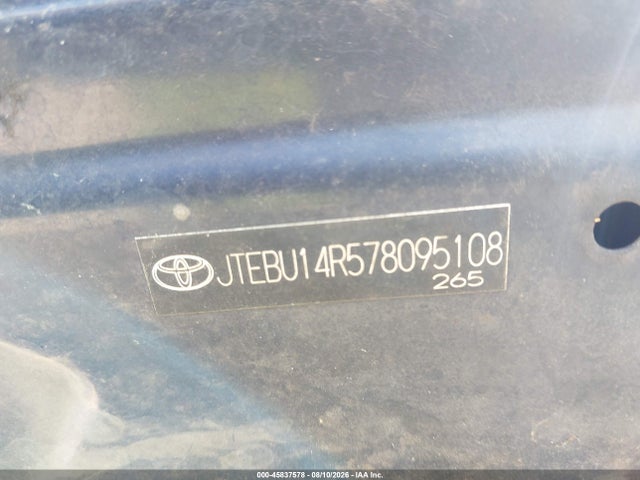 Продаж на аукціоні авто 2007 Toyota 4runner Sr5, vin: JTEBU14R578095108, номер лоту: 45837578