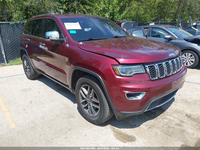 45837584 :رقم المزاد ، 1C4RJEBG8KC573032 vin ، 2019 Jeep Grand Cherokee Limited 4x2 مزاد بيع