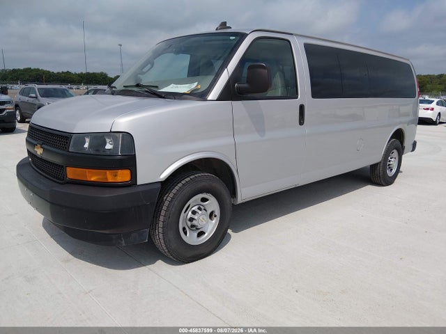2023 Chevrolet Express Passenger Rwd 3500 Extended Wheelbase Ls მანქანა იყიდება აუქციონზე, vin: 1GAZGNFP4P1111720, აუქციონის ნომერი: 45837599