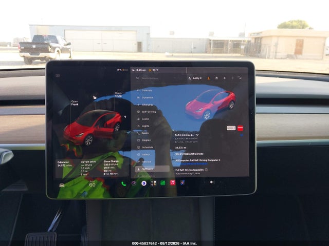 Auction sale of the 2021 Tesla Model Y Long Range Dual Motor All-wheel Drive, vin: 5YJYGDEE1MF234388, lot number: 45837642