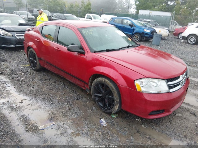 45837659 :رقم المزاد ، 1C3CDZAB8EN237565 vin ، 2014 Dodge Avenger Se مزاد بيع