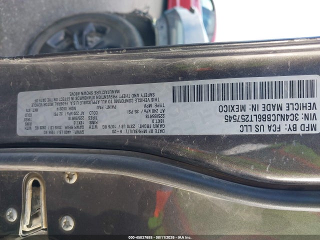 Jeep Compass Altitude Fwd 2020 3C4NJCBB6LT257545 Image 9