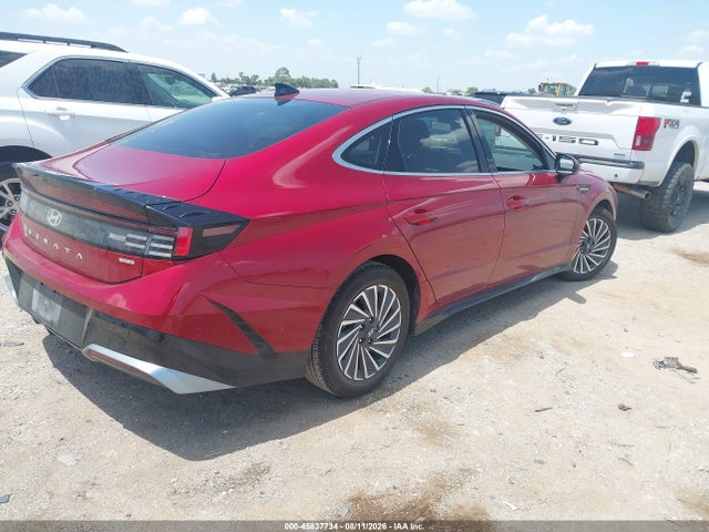 2024 Hyundai Sonata Hybrid Sel მანქანა იყიდება აუქციონზე, vin: KMHL34JJ5RA087500, აუქციონის ნომერი: 45837734