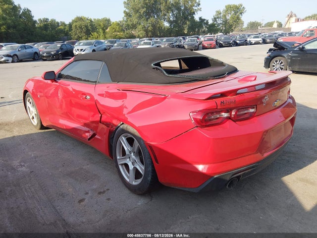 45837786 :رقم المزاد ، 1G1FB3DX1K0118910 vin ، 2019 Chevrolet Camaro 1lt مزاد بيع
