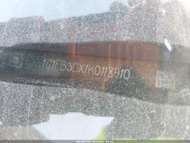 45837786 :رقم المزاد ، 1G1FB3DX1K0118910 vin ، 2019 Chevrolet Camaro 1lt مزاد بيع