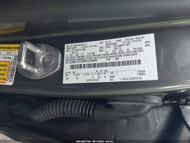 5LMCJ1CA9PUL04959 Lincoln Corsair Standard