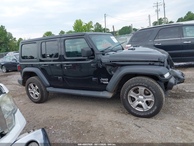 45837820 :رقم المزاد ، 1C4HJXDG2JW304297 vin ، 2018 Jeep Wrangler Unlimited Sport S 4x4 مزاد بيع