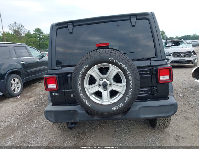 45837820 :رقم المزاد ، 1C4HJXDG2JW304297 vin ، 2018 Jeep Wrangler Unlimited Sport S 4x4 مزاد بيع