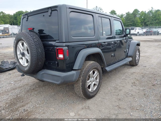 45837820 :رقم المزاد ، 1C4HJXDG2JW304297 vin ، 2018 Jeep Wrangler Unlimited Sport S 4x4 مزاد بيع