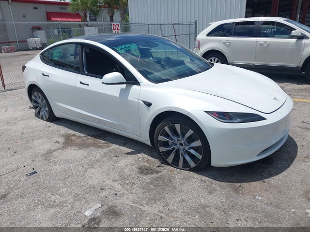 45837837 :رقم المزاد ، 5YJ3E1EA5SF076730 vin ، 2025 Tesla Model 3 Long Range Rear-wheel Drive/standard Rear-wheel Drive مزاد بيع