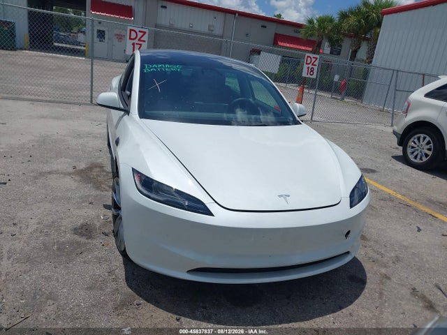 2025 Tesla Model 3 Long Range Rear-wheel Drive/standard Rear-wheel Drive მანქანა იყიდება აუქციონზე, vin: 5YJ3E1EA5SF076730, აუქციონის ნომერი: 45837837