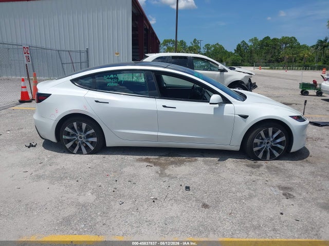 2025 Tesla Model 3 Long Range Rear-wheel Drive/standard Rear-wheel Drive მანქანა იყიდება აუქციონზე, vin: 5YJ3E1EA5SF076730, აუქციონის ნომერი: 45837837