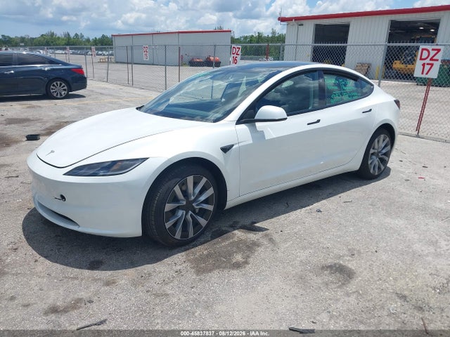 2025 Tesla Model 3 Long Range Rear-wheel Drive/standard Rear-wheel Drive მანქანა იყიდება აუქციონზე, vin: 5YJ3E1EA5SF076730, აუქციონის ნომერი: 45837837