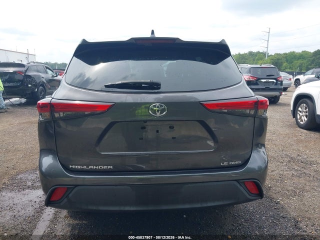 Aukcja sprzedaży 2021 Toyota Highlander Le, vin: 5TDBZRBH3MS122666, numer aukcji: 45837907