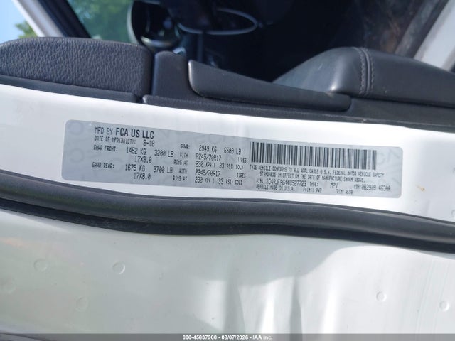 2019 Jeep Grand Cherokee Laredo E 4x4 მანქანა იყიდება აუქციონზე, vin: 1C4RJFAG4KC527723, აუქციონის ნომერი: 45837908