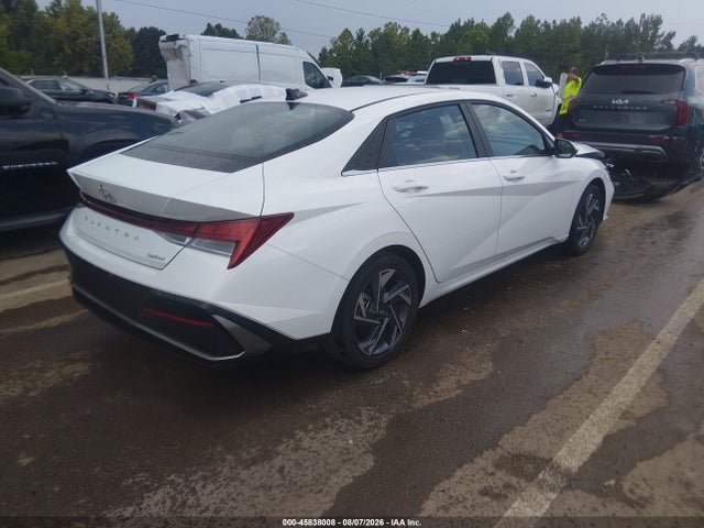 45838008 :رقم المزاد ، KMHLP4DG7SU961421 vin ، 2025 Hyundai Elantra Limited مزاد بيع