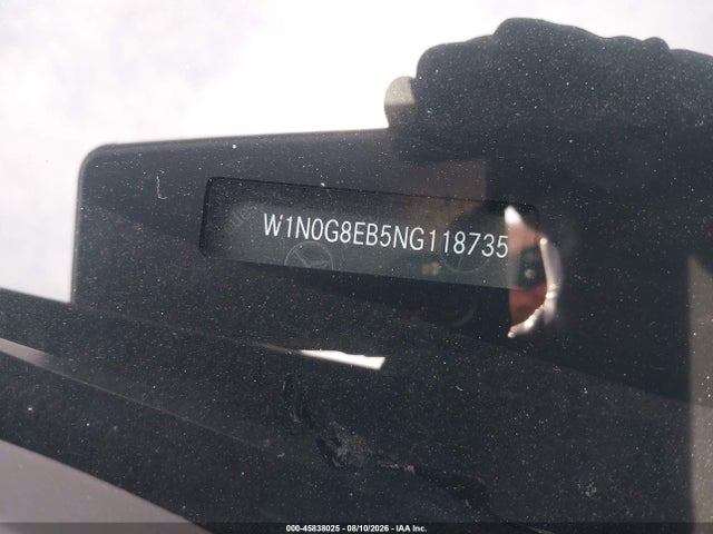 Продаж на аукціоні авто 2022 Mercedes-benz Glc 300 4matic Suv, vin: W1N0G8EB5NG118735, номер лоту: 45838025