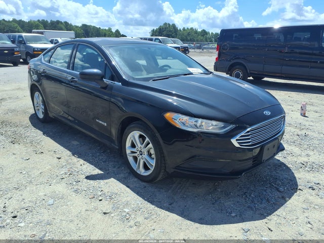 2018 Ford Fusion Hybrid S მანქანა იყიდება აუქციონზე, vin: 3FA6P0UU8JR271611, აუქციონის ნომერი: 45838029