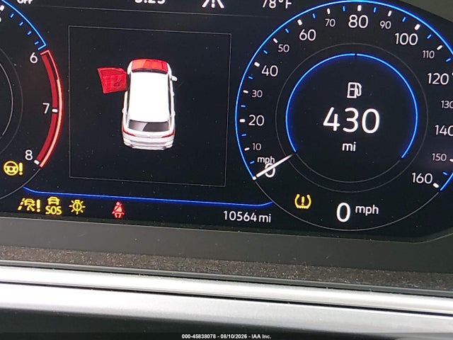 2025 Volkswagen Taos 1.5t Sel მანქანა იყიდება აუქციონზე, vin: 3VV4C7B2XSM021519, აუქციონის ნომერი: 45838078