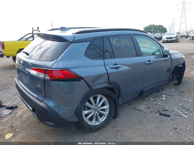 2024 Toyota Corolla Cross Le მანქანა იყიდება აუქციონზე, vin: 7MUCAABG8RV108005, აუქციონის ნომერი: 45838084