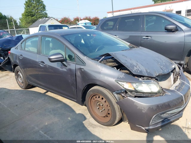 2015 Honda Civic Lx მანქანა იყიდება აუქციონზე, vin: 19XFB2F5XFE213007, აუქციონის ნომერი: 45838088