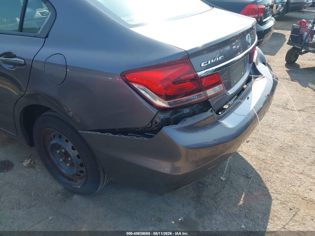 2015 Honda Civic Lx მანქანა იყიდება აუქციონზე, vin: 19XFB2F5XFE213007, აუქციონის ნომერი: 45838088