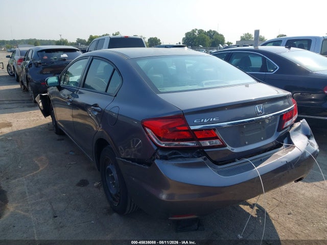 2015 Honda Civic Lx მანქანა იყიდება აუქციონზე, vin: 19XFB2F5XFE213007, აუქციონის ნომერი: 45838088