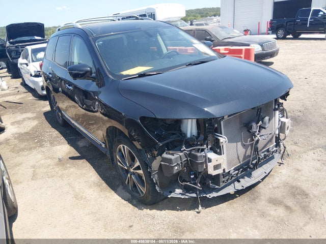 2017 Nissan Pathfinder Platinum მანქანა იყიდება აუქციონზე, vin: 5N1DR2MN1HC615932, აუქციონის ნომერი: 45838104