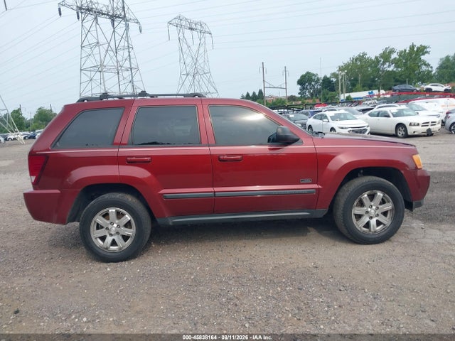 2008 Jeep Grand Cherokee Laredo მანქანა იყიდება აუქციონზე, vin: 1J8GR48K18C179833, აუქციონის ნომერი: 45838164
