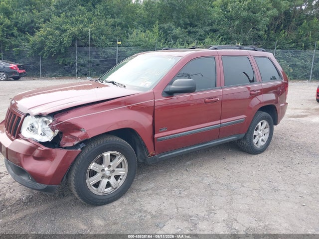 2008 Jeep Grand Cherokee Laredo მანქანა იყიდება აუქციონზე, vin: 1J8GR48K18C179833, აუქციონის ნომერი: 45838164
