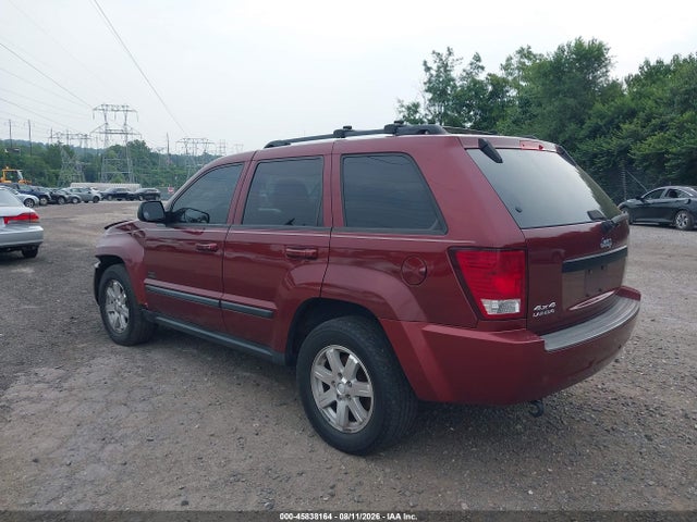 2008 Jeep Grand Cherokee Laredo მანქანა იყიდება აუქციონზე, vin: 1J8GR48K18C179833, აუქციონის ნომერი: 45838164