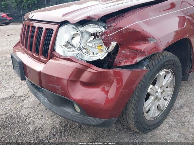 2008 Jeep Grand Cherokee Laredo მანქანა იყიდება აუქციონზე, vin: 1J8GR48K18C179833, აუქციონის ნომერი: 45838164