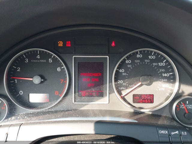 Продаж на аукціоні авто 2006 Audi A4 3.2, vin: WAUDG78E66A065943, номер лоту: 45838223