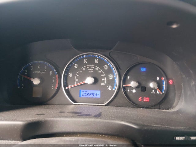 2008 Hyundai Santa Fe Gls მანქანა იყიდება აუქციონზე, vin: 5NMSG13D98H185458, აუქციონის ნომერი: 45838317